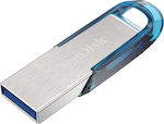 Sandisk Ultra Flair 128GB USB 3.0 Stick Μπλε