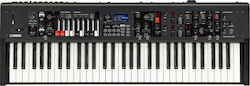 Yamaha Electric Stage Piano YC61 with 61 Semi-Weighted Keys and Connection with Headphones and Computer Black