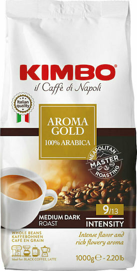 Kimbo Espresso Coffee Arabica Gold Whole Beans 250gr