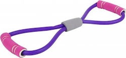 E-Fit Resistance Band Figure 8 with Handles Purple