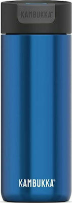 Kambukka Olympus Bottle Thermos Stainless Steel BPA Free Blue 500ml with Mouthpiece 11-02005