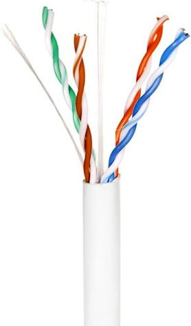 A-LAN U/UTP Cat.6 Gigabit Network Cable Ethernet without Terminated Connectors 305m Gray