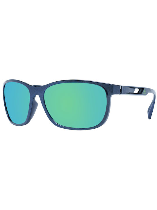 adidas Men's Sunglasses with Black Horn-Rimmed ...