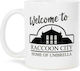Numskull Resident Evil - Welcome to Raccoon City Бяла Керамична Чаша 560ml