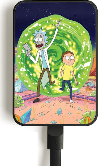 Smartoools Power Bank 5000mAh cu Port USB-A Rick And Morty