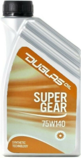 Duglas Super Gear Βαλβολίνη Αυτοκινήτου για Διαφορικό 75W-140 1lt