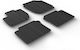 Gledring Set of Front and Rear Mats 4pcs for Honda HR-V 2015 Black