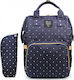 Wickeltasche-Wickelrucksack Eposha Blue 42x42cm.