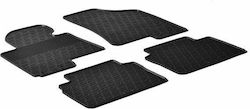 Gledring Set Front and Back 4pcs for Kia Sportage Hyundai iX35 Black