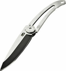 True Utility Bare Pocket Knife Silver with Blade made of Stainless Steel