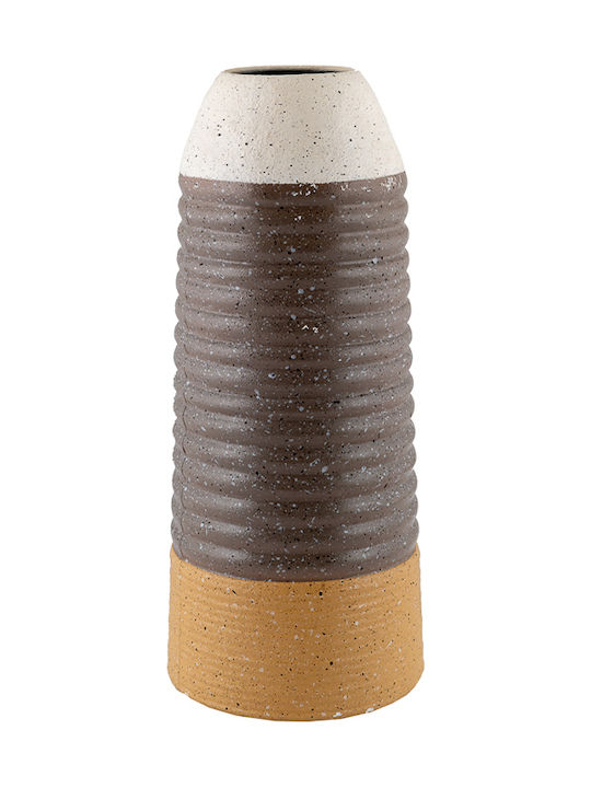 Zen Collection Decorative Vase Brown 15x15x45cm