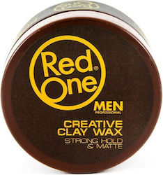 Red One Men Professional Creative Clay Wax Κερί 100ml