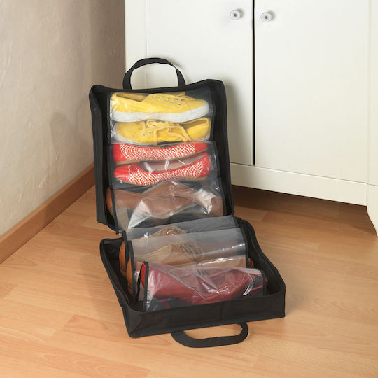 Wenko material textil Husă pentru Pantofi în Culoare Gri 37.5x24.5x16.5cm 1buc