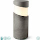 Faro Barcelona Outdoor Floor Lamp Small Post for Outdoor Space 15W E27 Gray
