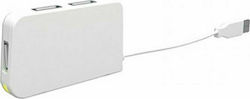 Approx HT4 USB Hub 4 Θυρών (USB-A) APPHT4W