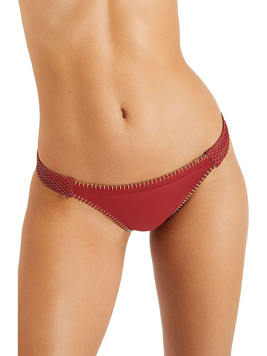 Banana Moon Fresia Santos Bikini Slip Μπορντό Banana Moon Fresia Santos Bikini Slip Μπορντό