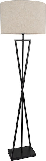 ARlight FLC 8025 BK Vintage Floor Lamp H158xW44cm. with Socket for Bulb E27 Black