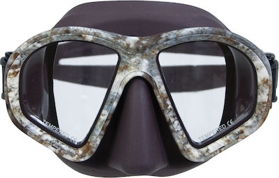 XDive Silicone Diving Mask 61027 Ricon Tigre Black