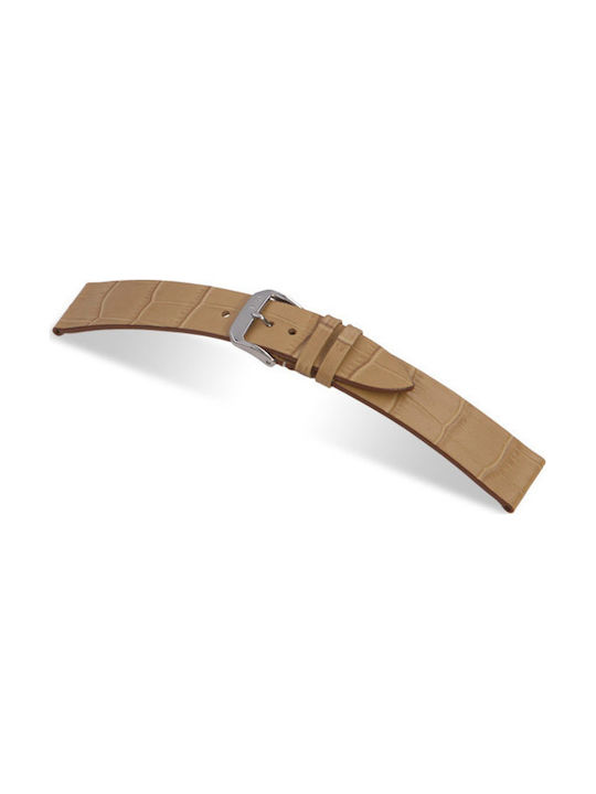 Strap LEATHER RIOS Miami Beige 18mm