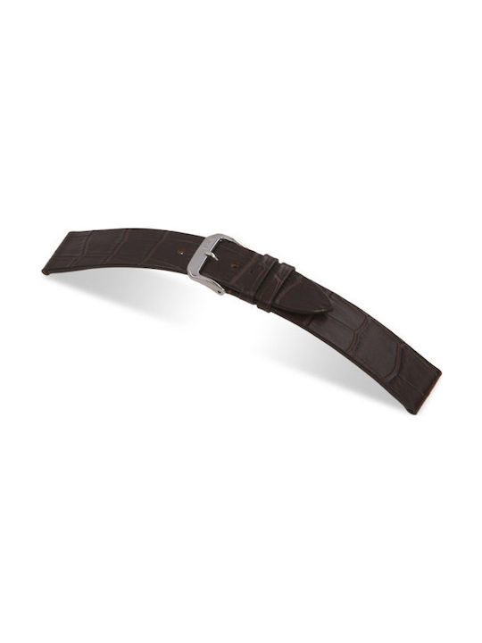 Strap LEATHER RIOS Miami Brown 16mm