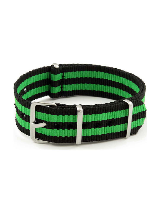 Strap NATO J4 Black/Green 20mm