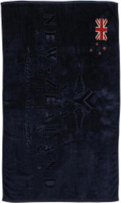 N.Z.A Πετσέτα Θαλάσσης Cargills 170x100cm Navy Blue