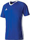 Adidas Tiro 17 Jersey Αθλητικό Ανδρικό T-shirt Μπλε Μονόχρωμο