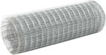 vidaXL Wire Fencing Galvanized Gray 0.5x25m