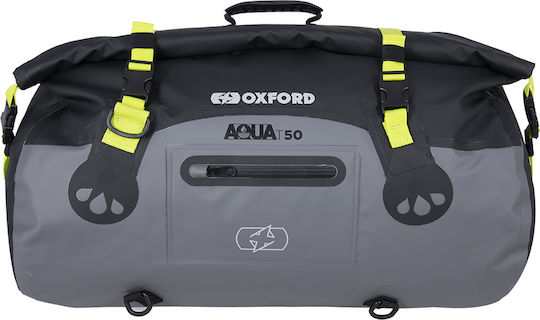 Oxford Aqua T-50 Roll Bag Motorcycle Top Case 50L Black