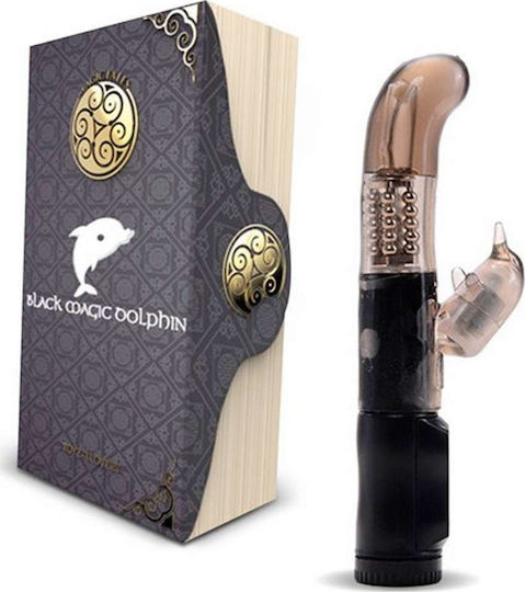 Toyz4lovers Magic Tales Magic Dolphin Mini Вибратор Заек 10.5см Черен