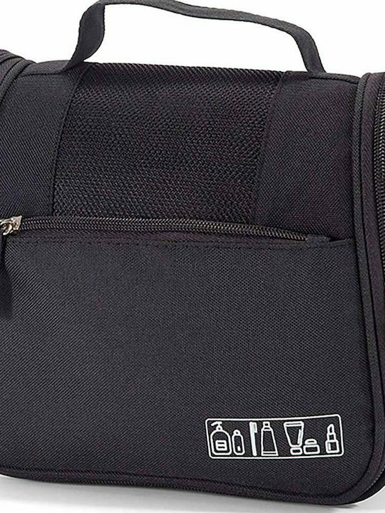 Benzi Toiletry Bag in Black color 18cm