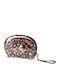 Women's Toiletry Bags Brown Hearts Transparent