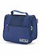 Toiletry Bag in Navy Blue color 18cm