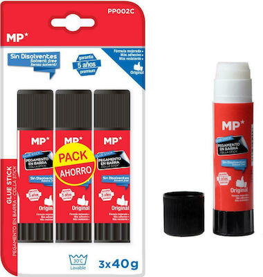 Madrid Papel Glue Stick Large Size for Paper 3pcs 40gr PP002C