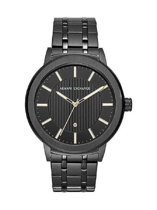 Armani Exchange Ceas Baterie cu Negru Brățară metalică AX1465