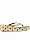 Mitsuko Women's Platform Flip Flops Beige