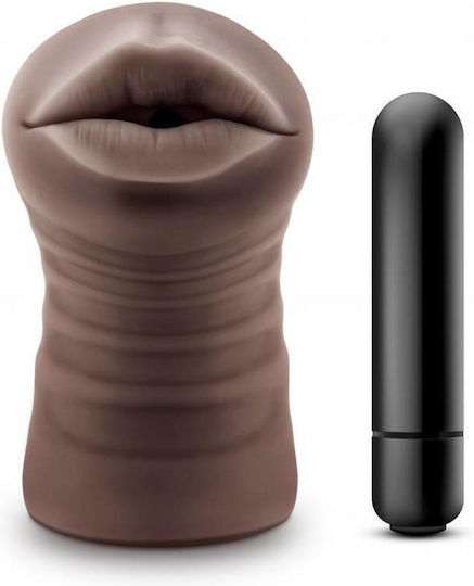 Blush Hot Chocolate Heather Chocolate Vibrating Masturbator Masturbator BL-73526 1buc