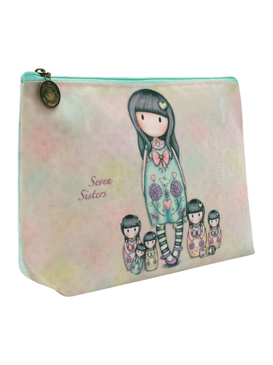 Toiletry Bag Seven Sisters in Multicolour color 28cm