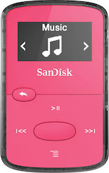 Sandisk Clip Jam MP3 Player (8GB) με Οθόνη OLED 0.96" Ροζ