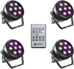 Cameo Bewegliches Licht PAR LED ROOT Par 4 Set 1