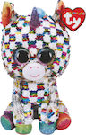 TY Plush Unicorn Beanie Boos Flippable Sequin Cosmo for 3+ Years 23 cm