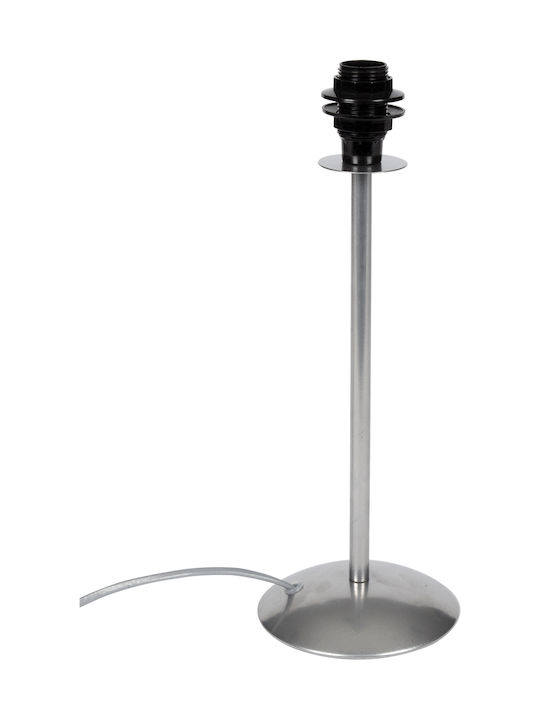 VK Lighting VK/B35/E14/G Tabletop Decorative Lamp with Socket for Bulb E14 Silver