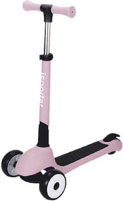 Bebe Stars Kids Scooter Foldable iSporter Pro 3-Wheel Pink