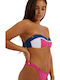 Ellesse Ignazio Strapless Bikini Top Pink/Blue
