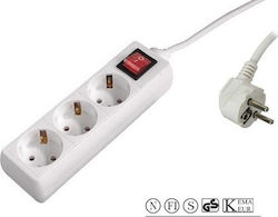 Transmedia Power Strip 3 Sockets Transmedia Power Strip 3 Sockets