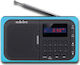 Audioline TR-210 Φορητό Ραδιόφωνο Επαναφορτιζόμενο με USB Μπλε