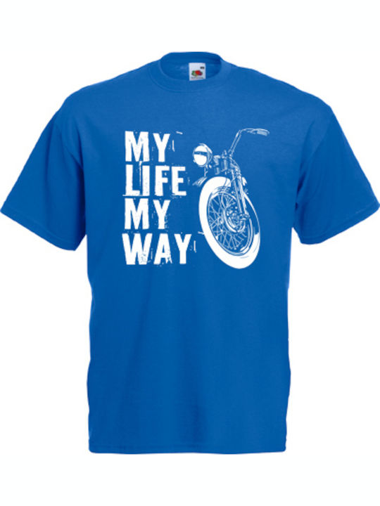 Bike t-shirt Royal Blue