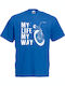 Tricou pentru biciclete Royal Blue