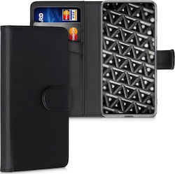 KWmobile Synthetic Leather Wallet Black (Huawei P40)