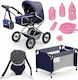 Bayer Design Doll Stroller Σετ Αξεσουάρ 15051AB